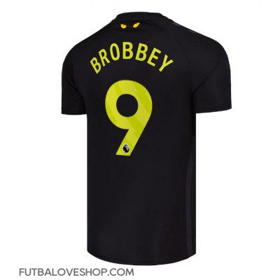 Dres Sunderland Brian Brobbey #9 Preč 2025-26 Krátky Rukáv Dres Sunderland Brian Brobbey #9 Preč 2025-26 Krátky Rukáv